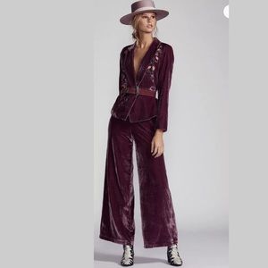 Free People Perfect Illusion Velvet Suit $450